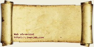 Hana Bizumić vizit kartica